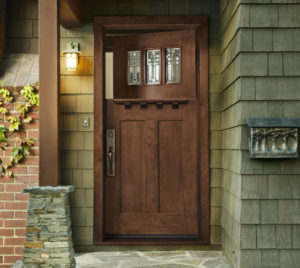JELD-WEN entry doors - oak fiberglass