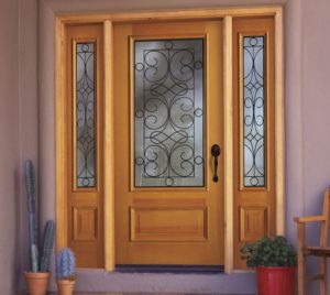 Simpson glass front door