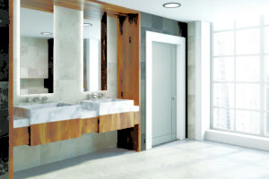 Prime stile & rail doors - double sink