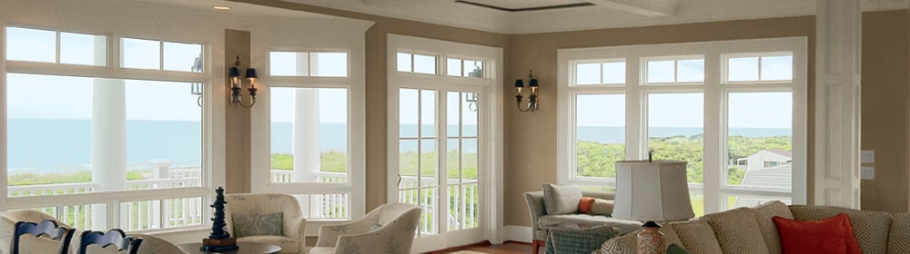 Marvin Element Casement Window Beach Front Living Room