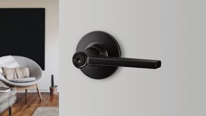 Yale Expressions Hardware - Black Lever Lockset