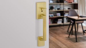 Yale Expressions Hardware - Gold Lever