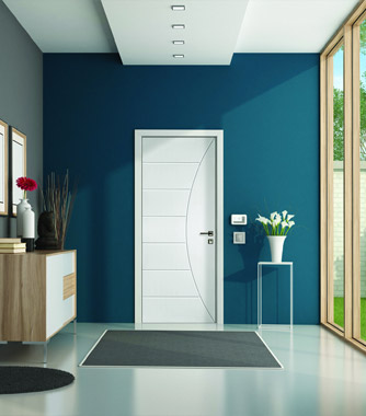 Interior doors - primed stile & rail doors